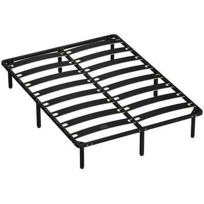 Homcom Estructura de cama 140x190x32 cm negro Homcom Estructura de cama 140x190x32 cm negro