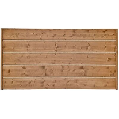 NATYAL Cabecero de madera en tono roble con rafia natural para cama de 135cm NATYAL Cabecero de madera en tono roble con rafia natural para cama de 135cm