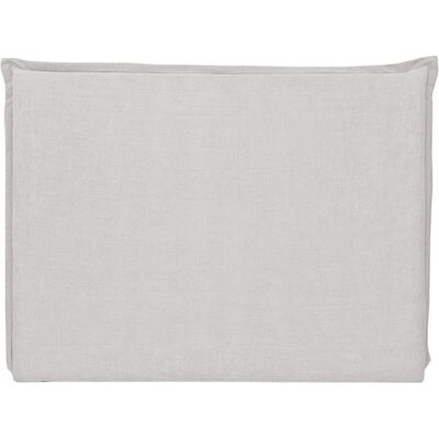 NATYAL Cabecero tapizado acolchado moderno para cama de 150cm en gris perla NATYAL Cabecero tapizado acolchado moderno para cama de 150cm en gris perla