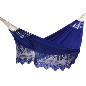 Hamac del sol Hamaca premium - azul - hecha a mano en colombia -180 x 410 cm