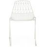 Vinta Home Silla de Terraza apilable Blanca