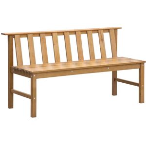 Outsunny Banco de jardín 144x60x77 cm naranja Outsunny Banco de jardín 144x60x77 cm naranja