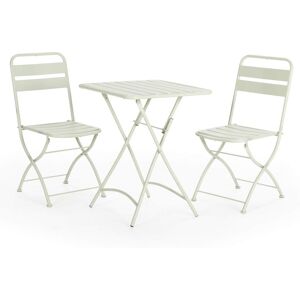 Conjunto de Muebles de Jardín Verde - 3 Piezas - Tipo de Jardín Conjunto de Muebles de Jardín Verde - 3 Piezas - Tipo de Jardín