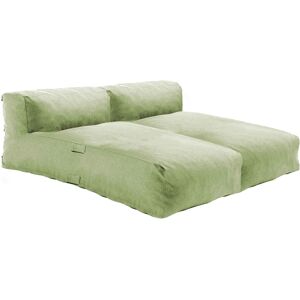 Conjunto de Muebles de Jardín Modulares Oviala - Verde Cactus - 2 Tumbonas Conjunto de Muebles de Jardín Modulares Oviala - Verde Cactus - 2 Tumbonas