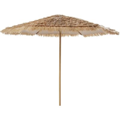 Maisons du Monde Sombrilla cuadrada efecto madera de 2,5x2,5 m con flecos Maisons du Monde Sombrilla cuadrada efecto madera de 2,5x2,5 m con flecos
