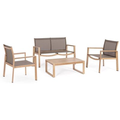 BIZZOTTO - kallen - Aluminio natural - Textileno 2x1 BIZZOTTO - kallen - Aluminio natural - Textileno 2x1