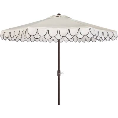 Safavieh Sombrilla de metal blanco Safavieh Sombrilla de metal blanco