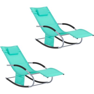 Sobuy Modelo Ogs28 Tbx2 - 2 Sillas de exterior, Malla transpirable Sobuy Modelo Ogs28 Tbx2 - 2 Sillas de exterior, Malla transpirable