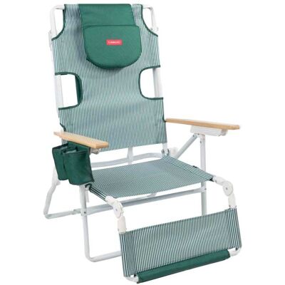 Flamingueo Tumbona silla playa plegable poliester verde Flamingueo Tumbona silla playa plegable poliester verde