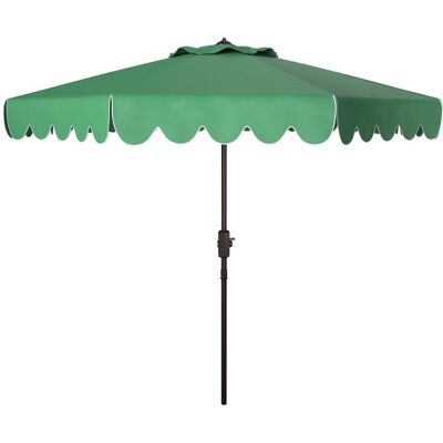 Safavieh Sombrilla de metal verde Safavieh Sombrilla de metal verde