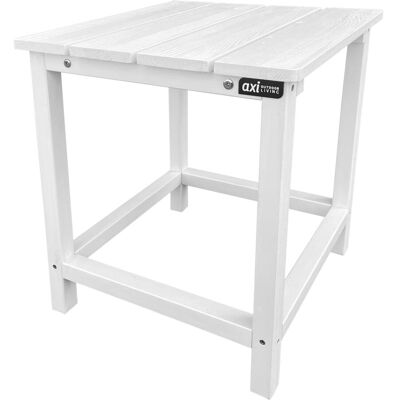 Axi Mesa auxiliar de madera blanca Axi Mesa auxiliar de madera blanca