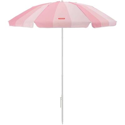 Flamingueo Sombrilla playa inclinable UPF50+ poliéster rosa Flamingueo Sombrilla playa inclinable UPF50+ poliéster rosa