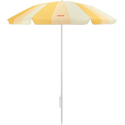Flamingueo Sombrilla playa inclinable UPF50+ poliéster amarillo Flamingueo Sombrilla playa inclinable UPF50+ poliéster amarillo
