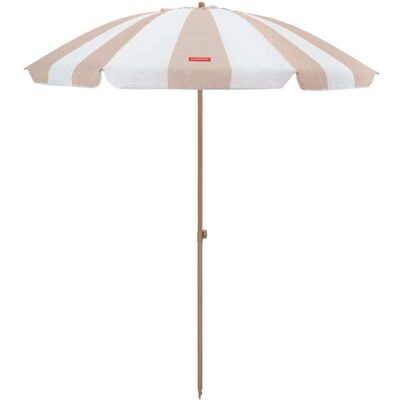 Flamingueo Sombrilla playa inclinable UPF50+ poliéster beige Flamingueo Sombrilla playa inclinable UPF50+ poliéster beige