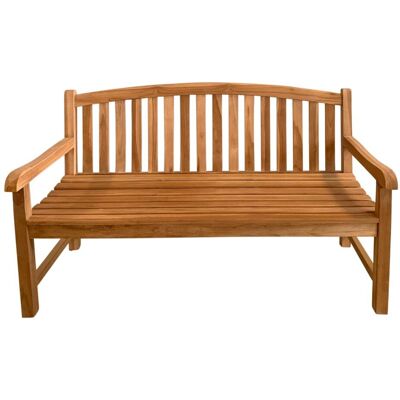 Axi Banco jardín teca 3 plazas marrón 150 cm Axi Banco jardín teca 3 plazas marrón 150 cm