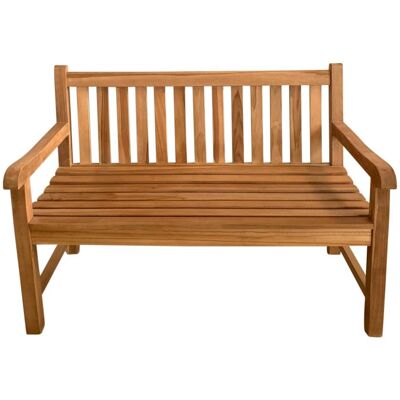 Axi Banco jardín teca 2 plazas marrón 120 cm Axi Banco jardín teca 2 plazas marrón 120 cm