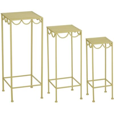 Mica Decorations Soporte para plantas de exterior rosalie verde claro h70xb28xl28cm Mica Decorations Soporte para plantas de exterior rosalie verde claro h70xb28xl28cm