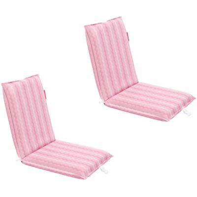 Flamingueo Pack de 2 sillas de playa plegables Rosa Flamingueo Pack de 2 sillas de playa plegables Rosa