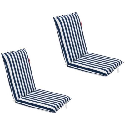 Flamingueo Pack de 2 sillas de playa plegables Azul Flamingueo Pack de 2 sillas de playa plegables Azul