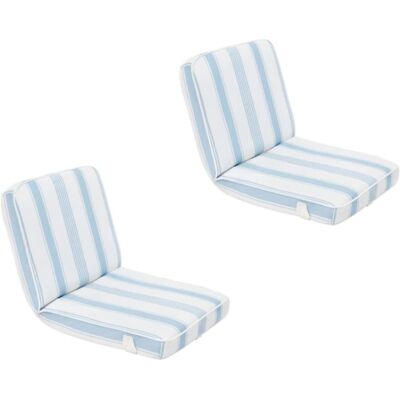 Flamingueo Pack de 2 sillas de playa plegables Azul Flamingueo Pack de 2 sillas de playa plegables Azul