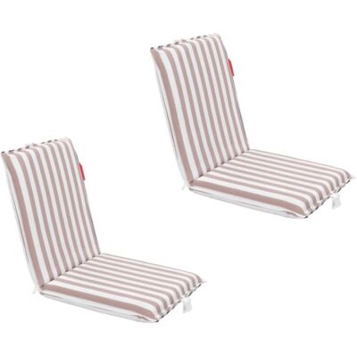 Flamingueo Pack de 2 sillas de playa plegables Beige Flamingueo Pack de 2 sillas de playa plegables Beige