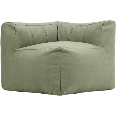 Icon Puf sillón de esquina modular para jardín, impermeable verde salvia Icon Puf sillón de esquina modular para jardín, impermeable verde salvia