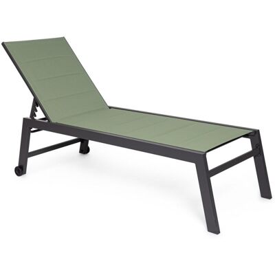 Bizzotto Tumbona aluminio verde antracita Bizzotto Tumbona aluminio verde antracita