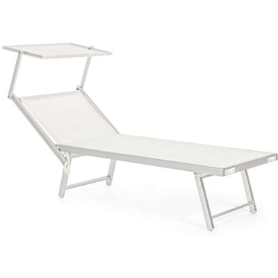 Bizzotto Tumbona aluminio blanca Bizzotto Tumbona aluminio blanca