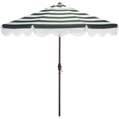 Safavieh Sombrilla de metal verde caza/raya Safavieh Sombrilla de metal verde caza/raya