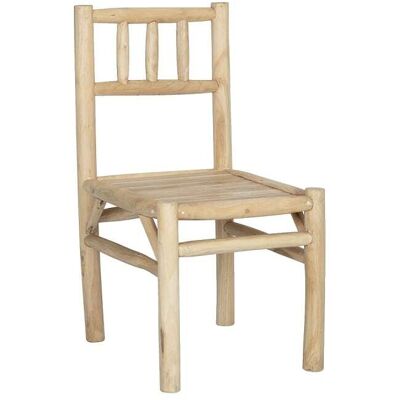 Unique Silla de jardín madera color natural claro Unique Silla de jardín madera color natural claro