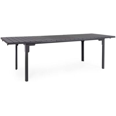 Bizzotto Mesa de acero con tablero de HDPE 180-240X90 Antracita Bizzotto Mesa de acero con tablero de HDPE 180-240X90 Antracita