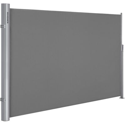 SONGMICS Toldo lateral de 160 x 400 cm de color gris SONGMICS Toldo lateral de 160 x 400 cm de color gris