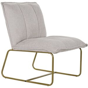 Fijalo Sillon poliester metal beige 66x71x77cm