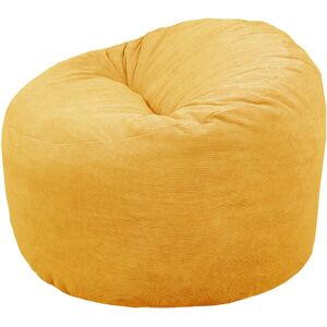 Bananair Puf de pana amarillo 100cm