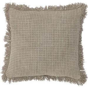 Bloomingville Cojín de algodón beige 45x45 cm Bloomingville Cojín de algodón beige 45x45 cm