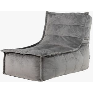 Icon Puf de terciopelo gris antracita Icon Puf de terciopelo gris antracita