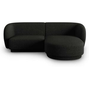 CXL by Christian Lacroix Sofá esquinero modular derecho 3 plazas tejido chenilla negro mezcla CXL by Christian Lacroix Sofá esquinero modular derecho 3 plazas tejido chenilla negro mezcla