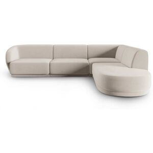 Sofá Esquinero Modular Christian Lacroix - Terciopelo Beige - 252x74x220cm Sofá Esquinero Modular Christian Lacroix - Terciopelo Beige - 252x74x220cm