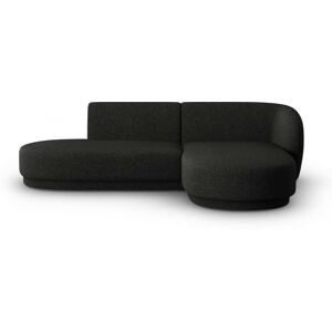 CXL by Christian Lacroix Sofá esquinero modular derecho 4 plazas tejido chenilla negro mezcla CXL by Christian Lacroix Sofá esquinero modular derecho 4 plazas tejido chenilla negro mezcla