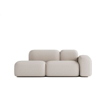 ATIO Sofá modular de 2 plazas tela beige ATIO Sofá modular de 2 plazas tela beige