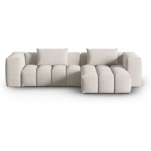 CXL by Christian Lacroix Sofá esquinero modular derecho 3 plazas de tejido estructural beige CXL by Christian Lacroix Sofá esquinero modular derecho 3 plazas de tejido estructural beige