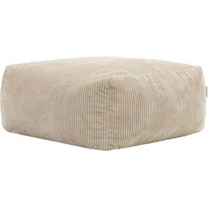 Icon Puf reposapiés modular en pana beige Icon Puf reposapiés modular en pana beige