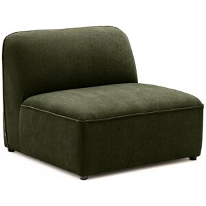 Drawer Sillón para sofá modular de tela - Verde Drawer Sillón para sofá modular de tela - Verde