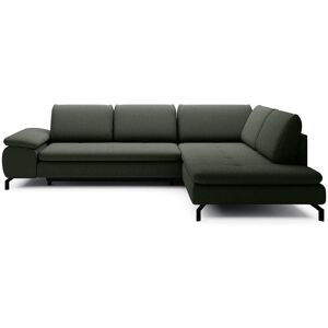 Unique Sofá rinconera poliéster 5 plazas verde 271x206cm Unique Sofá rinconera poliéster 5 plazas verde 271x206cm