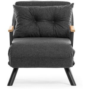 Calicosy Sillón cama en tela L67 cm - Gris marengo Calicosy Sillón cama en tela L67 cm - Gris marengo