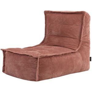 Icon Puf sillón chaise longue de pana rosa Icon Puf sillón chaise longue de pana rosa