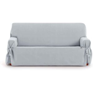 Eysa Funda de sofá 4 plazas con lazos gris 240-280 cm Eysa Funda de sofá 4 plazas con lazos gris 240-280 cm