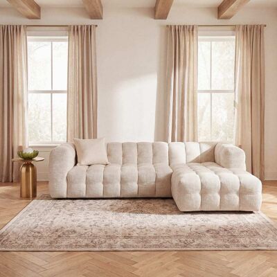 Sofá Esquina Beige de Maisons du Monde 272x75x168cm - Sofá Sofá Esquina Beige de Maisons du Monde 272x75x168cm - Sofá