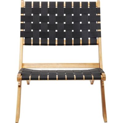 Kare Design Sillón de jardín plegable negro Kare Design Sillón de jardín plegable negro