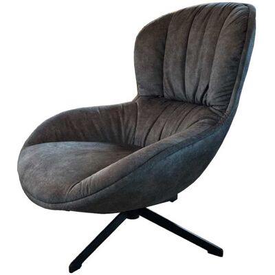 Mathi Design Sillón gris - Cómodo, Giratorio, Elegante Mathi Design Sillón gris - Cómodo, Giratorio, Elegante